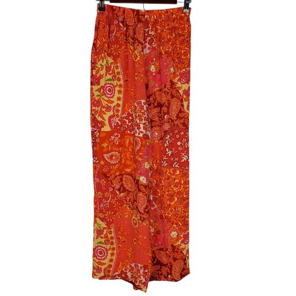 Vintage Vittadini Sport Silk Pull On Pants Size S Elastic Waistband Straight Leg - Picture 1 of 12